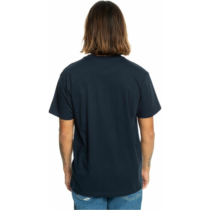 2024 Quiksilver Mens Circle Up T-shirt EQYZT07680 - Navy Blazer